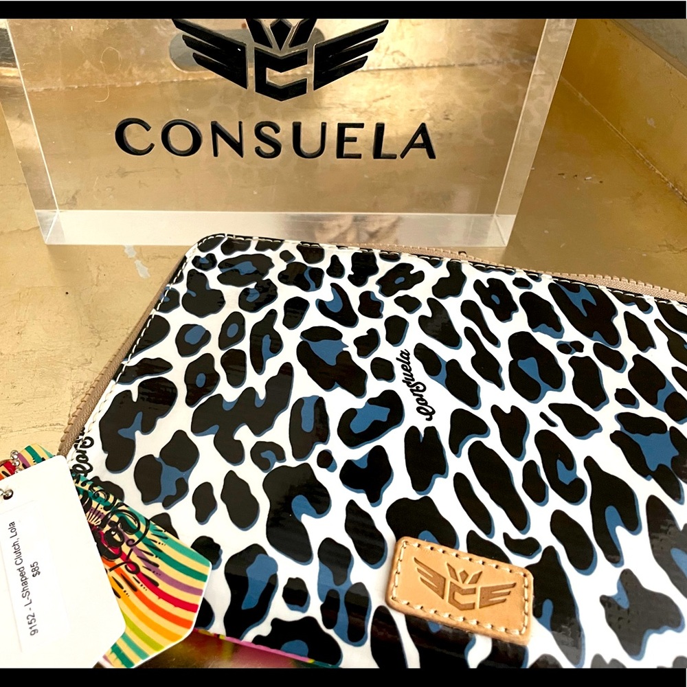NWT Consuela L Shaped Lola Clutch